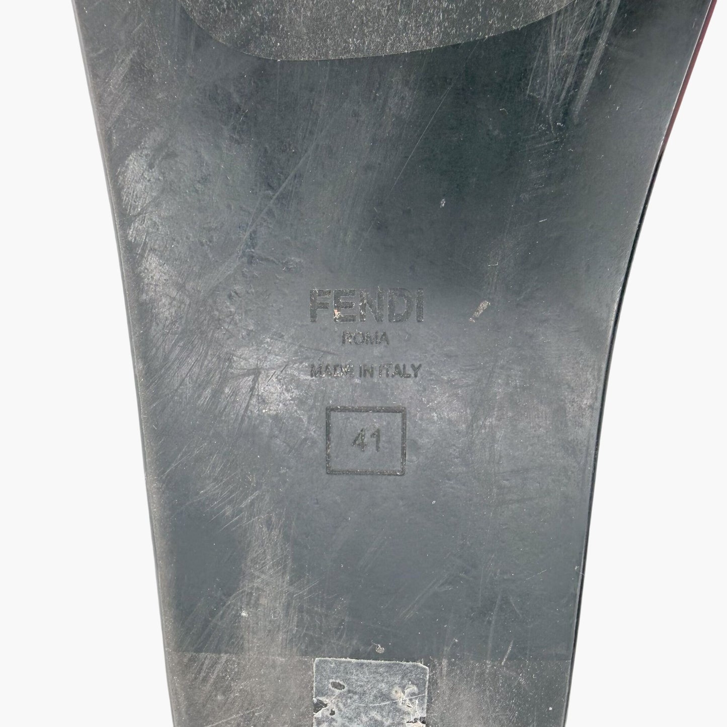 Fendi x Sarah Coleman Vertigo FF Slides Pink Size 41