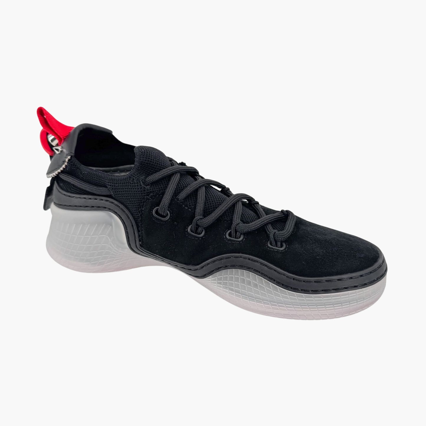 Christian Louboutin Black Suede Arpoador Drawstring Sneakers – Size 39.5