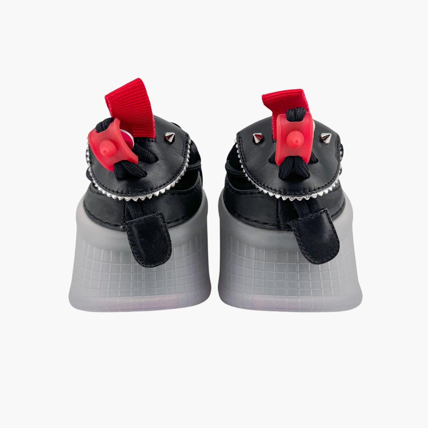 Christian Louboutin Black Suede Arpoador Drawstring Sneakers – Size 39.5