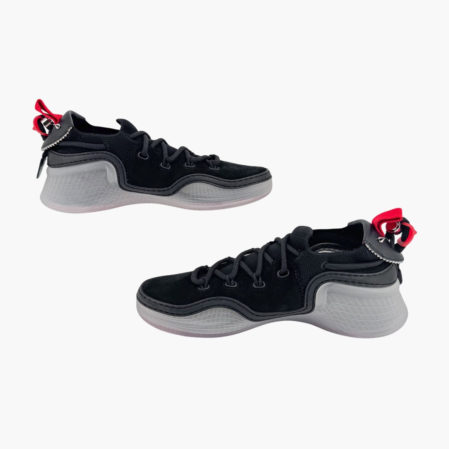 Christian Louboutin Black Suede Arpoador Drawstring Sneakers – Size 39.5