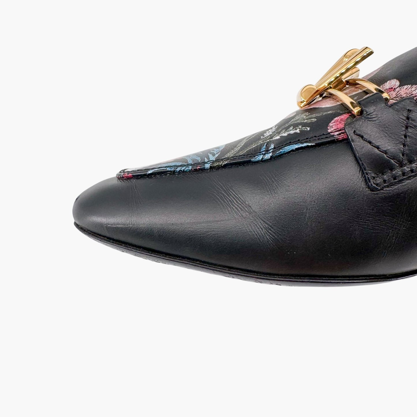 Louis Vuitton Upper Case Floral Print Loafers – Size 37