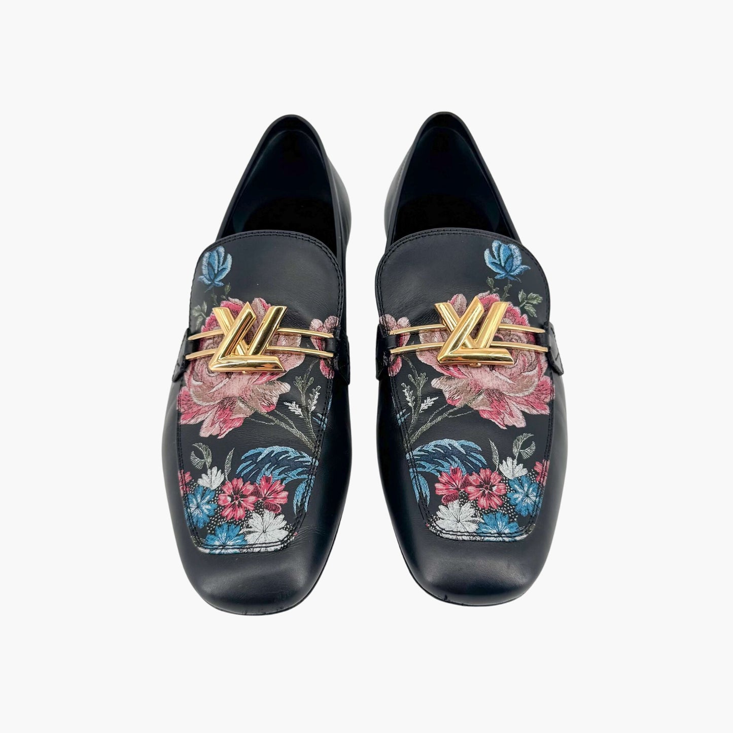 Louis Vuitton Upper Case Floral Print Loafers – Size 37