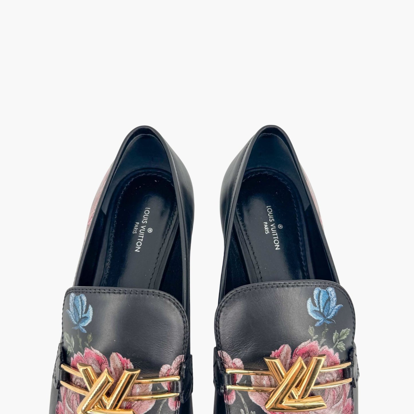 Louis Vuitton Upper Case Floral Print Loafers – Size 37