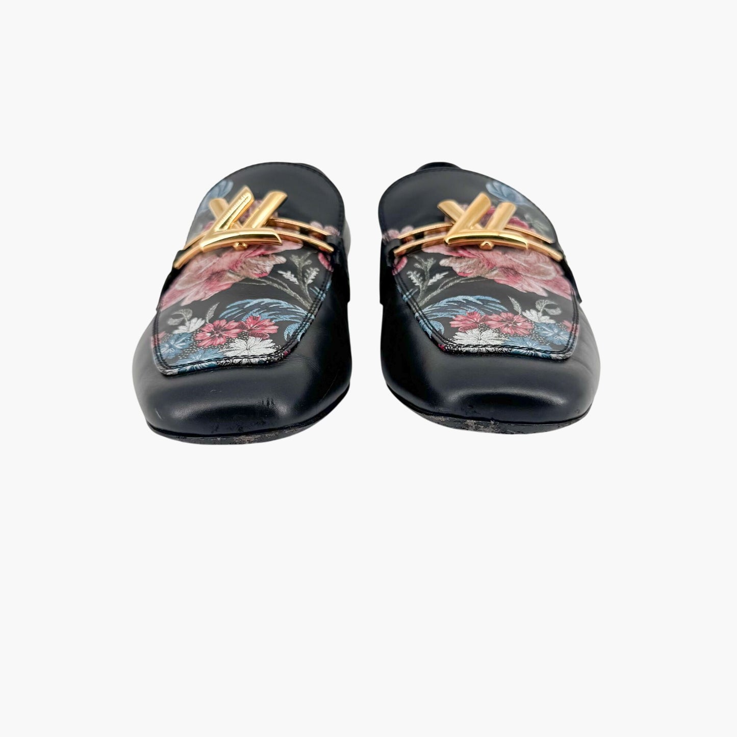 Louis Vuitton Upper Case Floral Print Loafers – Size 37
