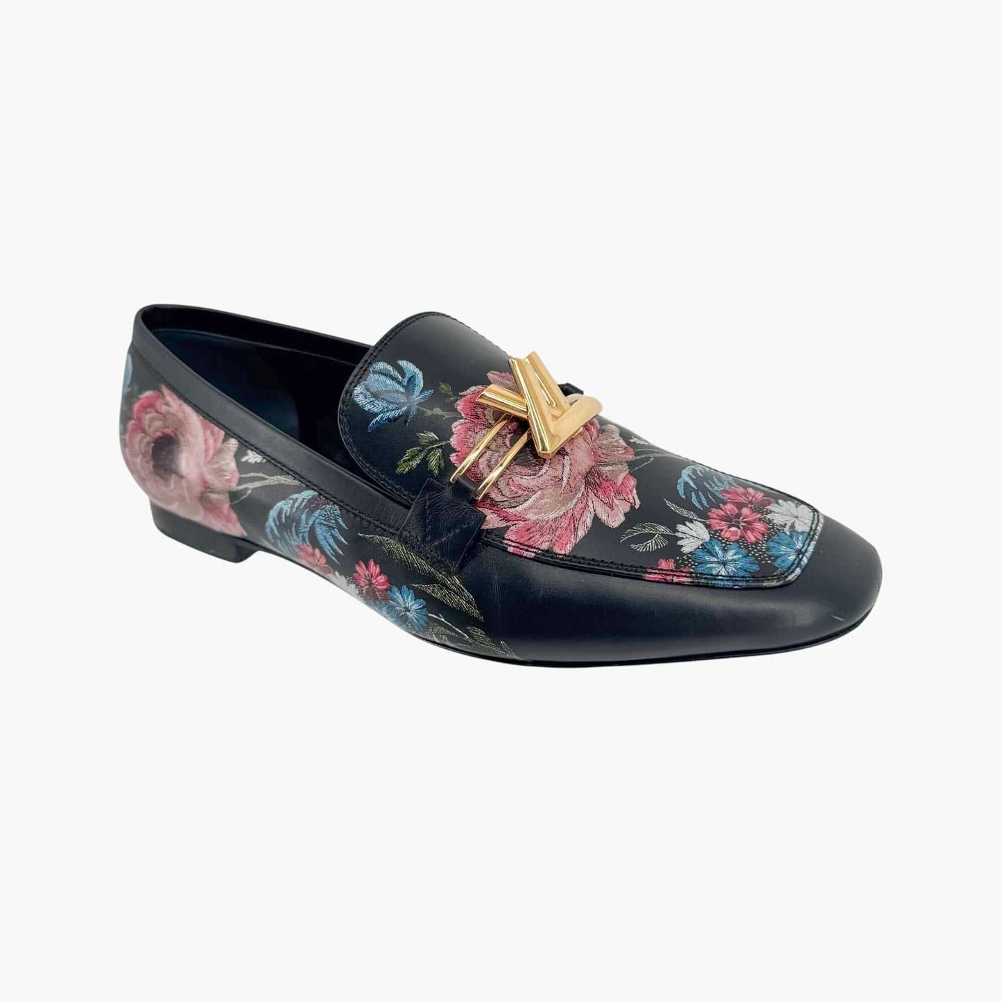 Louis Vuitton Upper Case Floral Print Loafers – Size 37