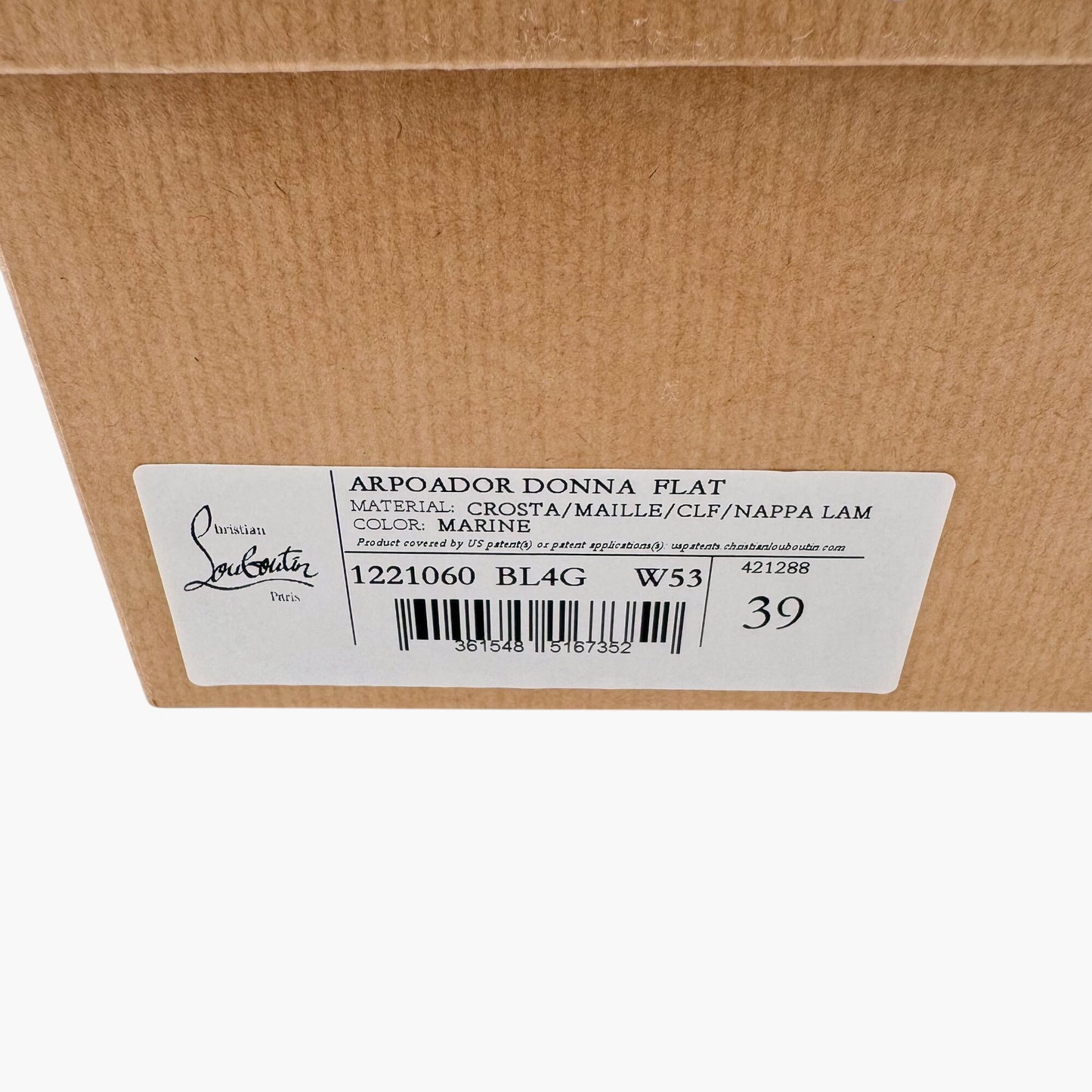 Christian Louboutin Arpoador Sneakers in Navy Blue Suede with Red Soles – Size 39