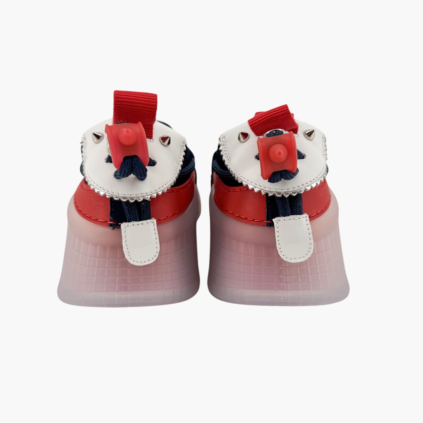 Christian Louboutin Arpoador Sneakers in Navy Blue Suede with Red Soles – Size 39