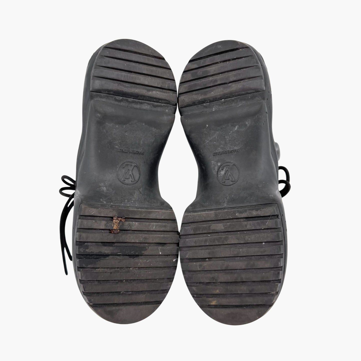 Louis Vuitton Archlight Sneakers in Black Leather with Silver Glitter – Size 37.5