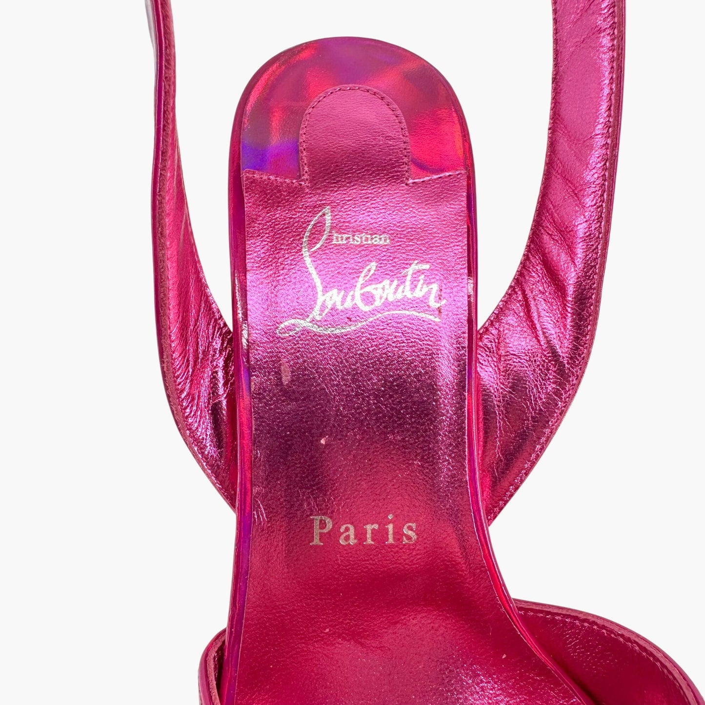 Christian Louboutin Pink Superyaz 160 Platform Sandals Size 39
