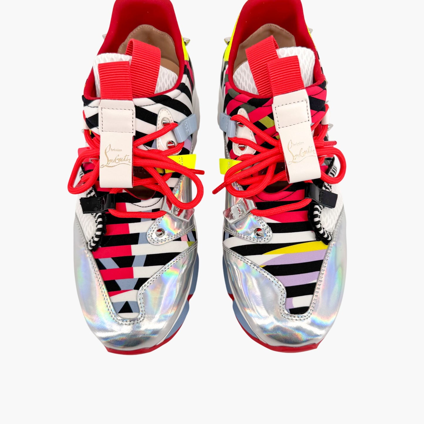 Christian Louboutin Red Runner Donna Sneakers in Multi Size 37.5