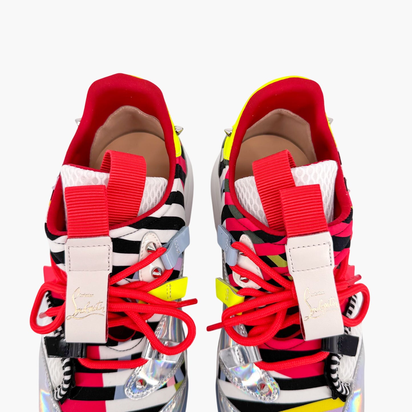 Christian Louboutin Red Runner Donna Sneakers in Multi Size 37.5