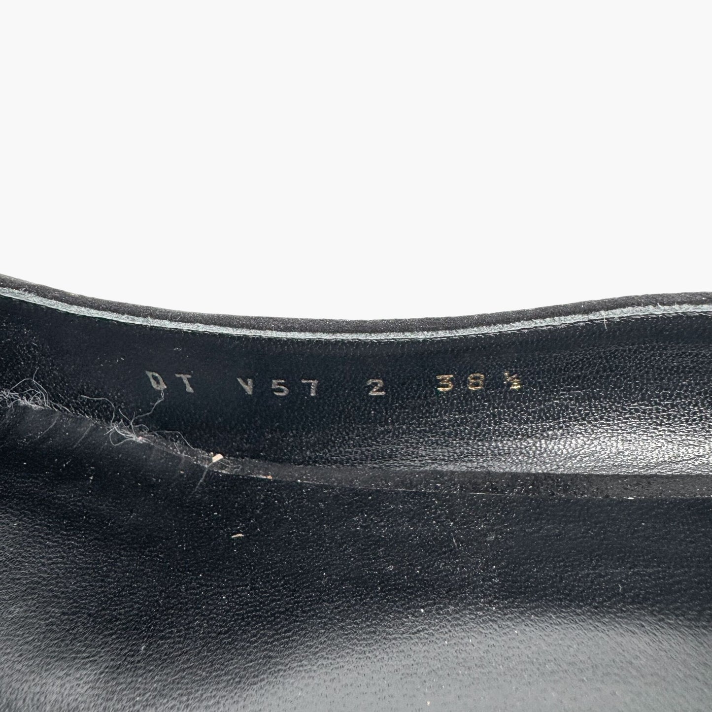 Valentino Garavani VLogo Block Heel Pumps Black Suede – Size 38.5