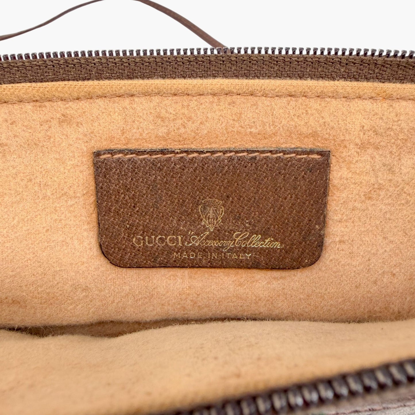 Gucci Sherry Web Stripe Shoulder Bag Beige GG Canvas