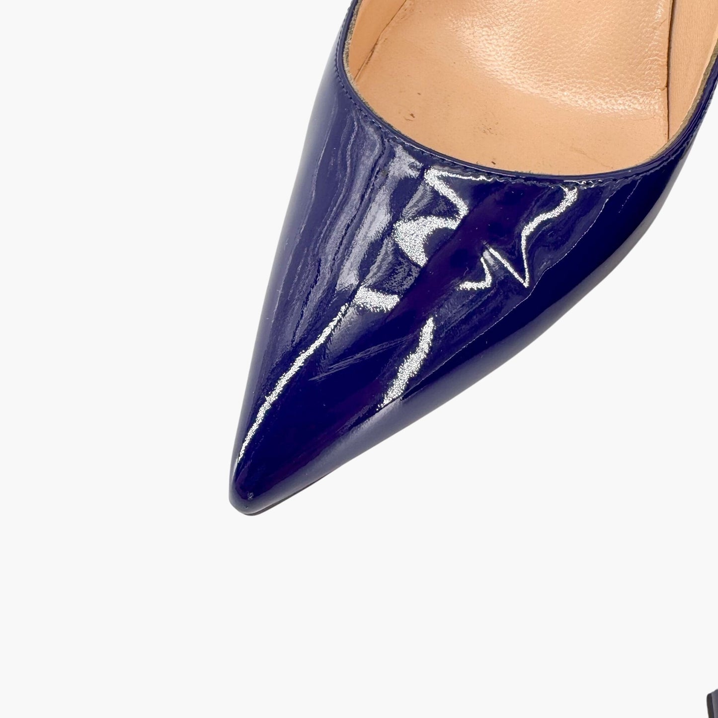 Christian Louboutin So Kate 120 Patent Leather Pumps in Encre Blue – Size 38
