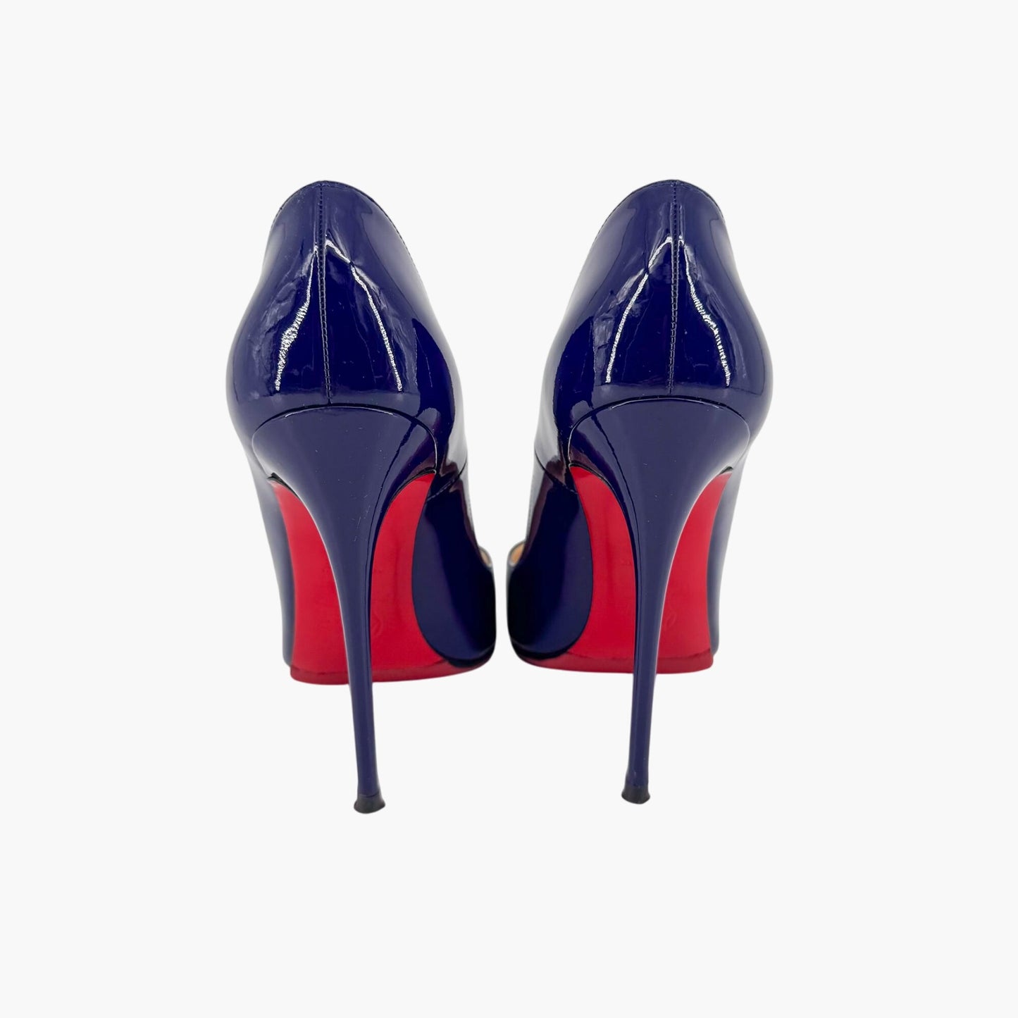 Christian Louboutin So Kate 120 Patent Leather Pumps in Encre Blue – Size 38