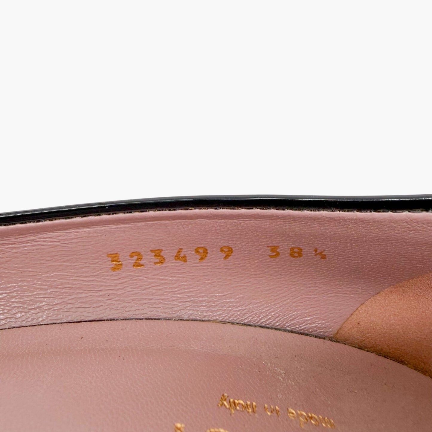 Gucci Horsebit Patent Pumps Black Size 38.5