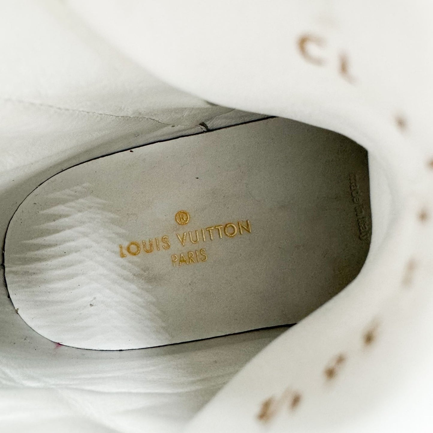 Louis Vuitton Stellar High Top Sneaker Boots in Brown LV Monogram Coated Canvas Size 36.5