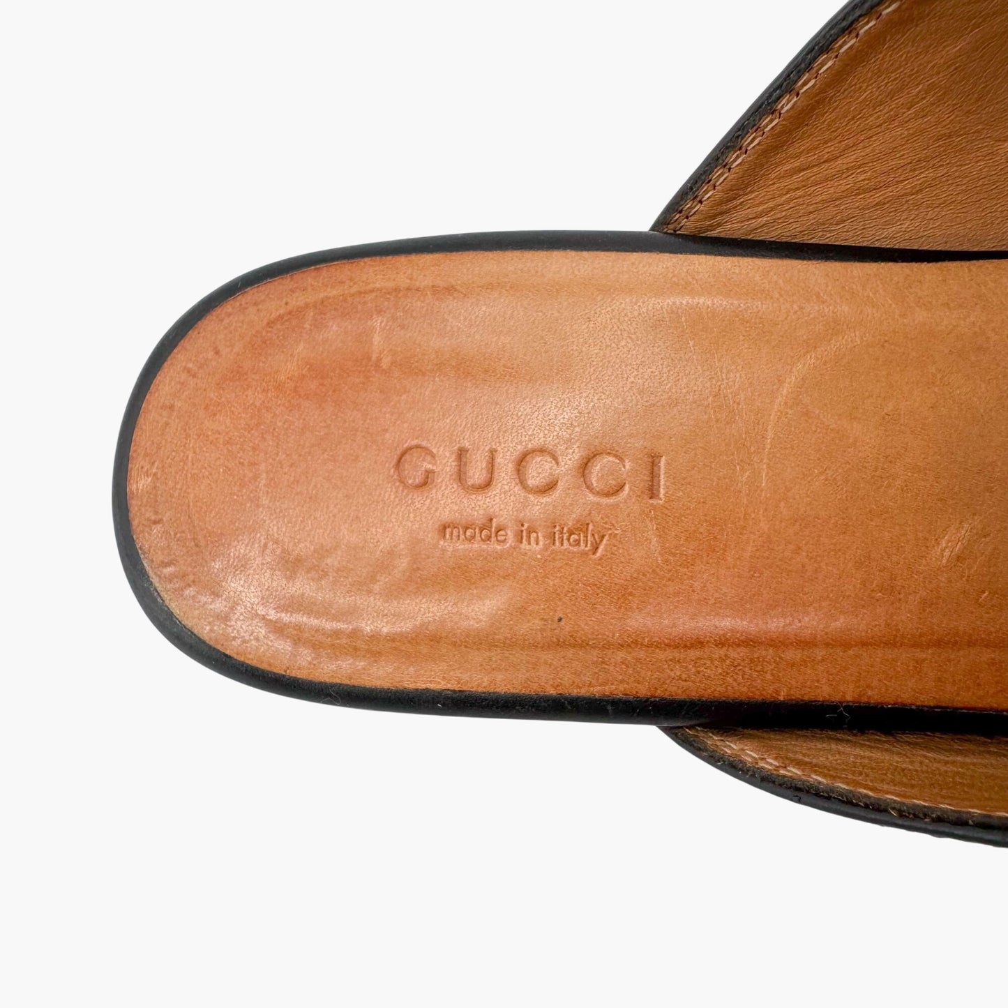 Gucci Princetown Horsebit Mules Black Leather – Size 37