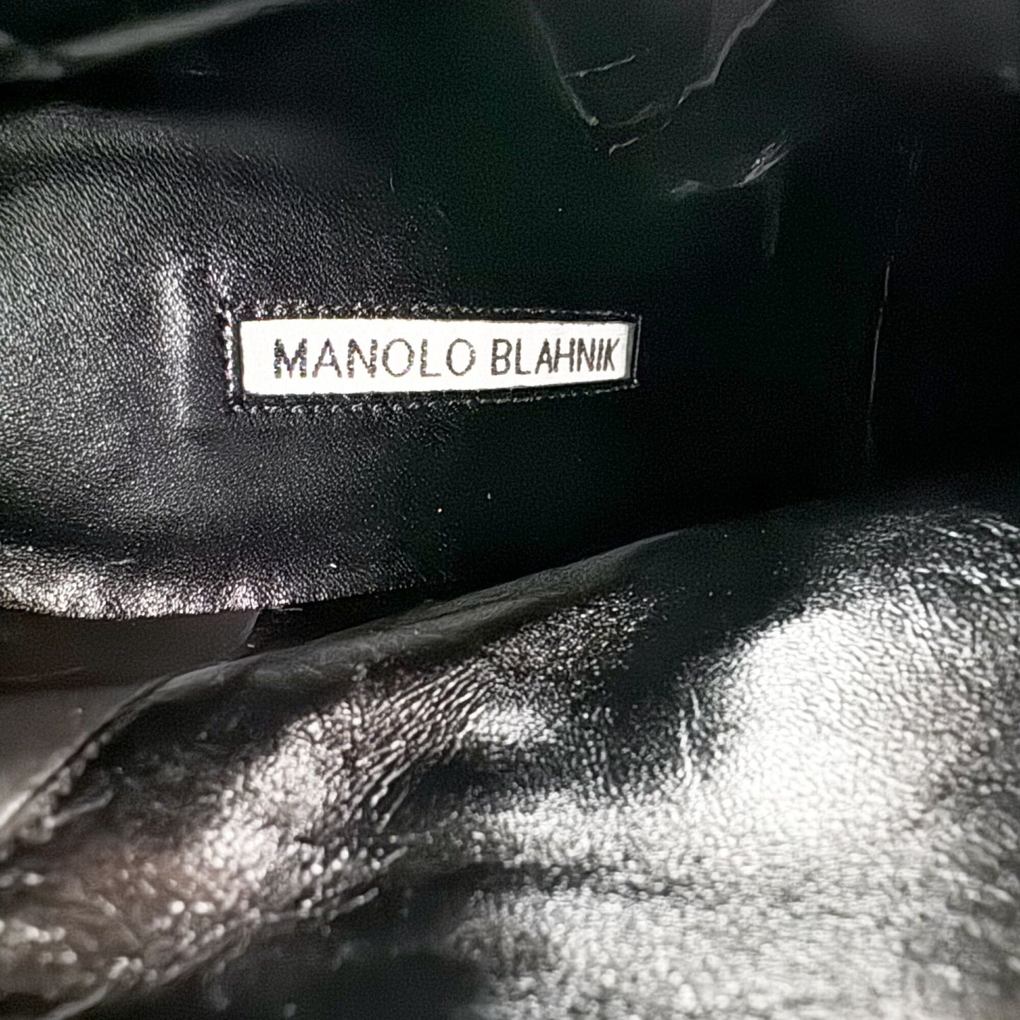 Manolo Blahnik Takala Boots in Black Calf Size 40