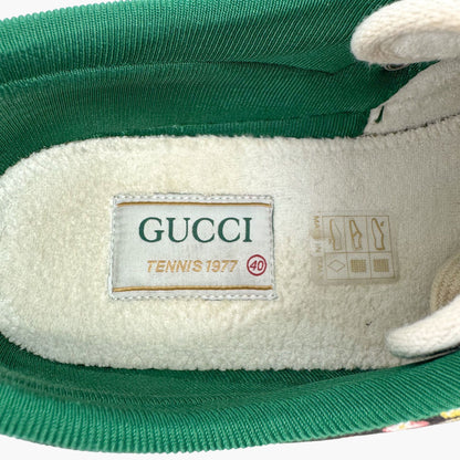 Gucci x Liberty of London 1977 Tennis Sneakers in Black Floral Canvas – Size 40