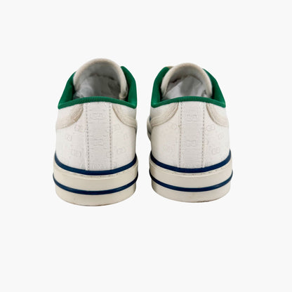 Gucci Tennis 1977 White GG Canvas Sneakers Size 37