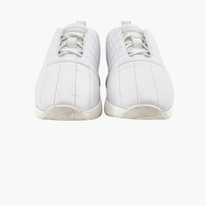 Burberry Quilted Sneakers in White Leather Size 39