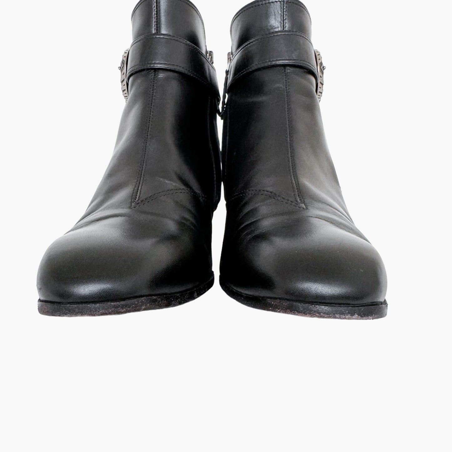 Gucci Dionysus Elizabeth Ankle Boots in Black Leather Size 41