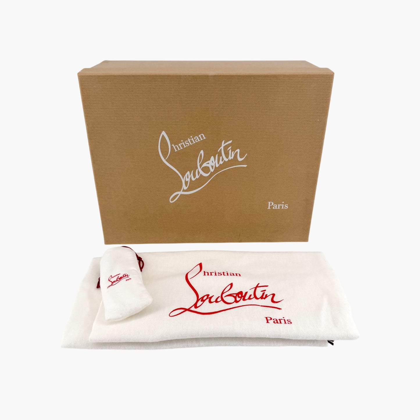 Christian Louboutin Sharkina Sneakers White Red Size 39.5