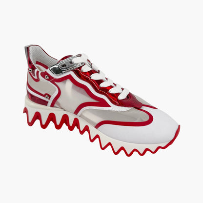 Christian Louboutin Sharkina Sneakers White Red Size 39.5