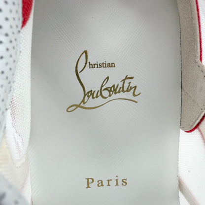 Christian Louboutin Sharkina Sneakers White Red Size 39.5