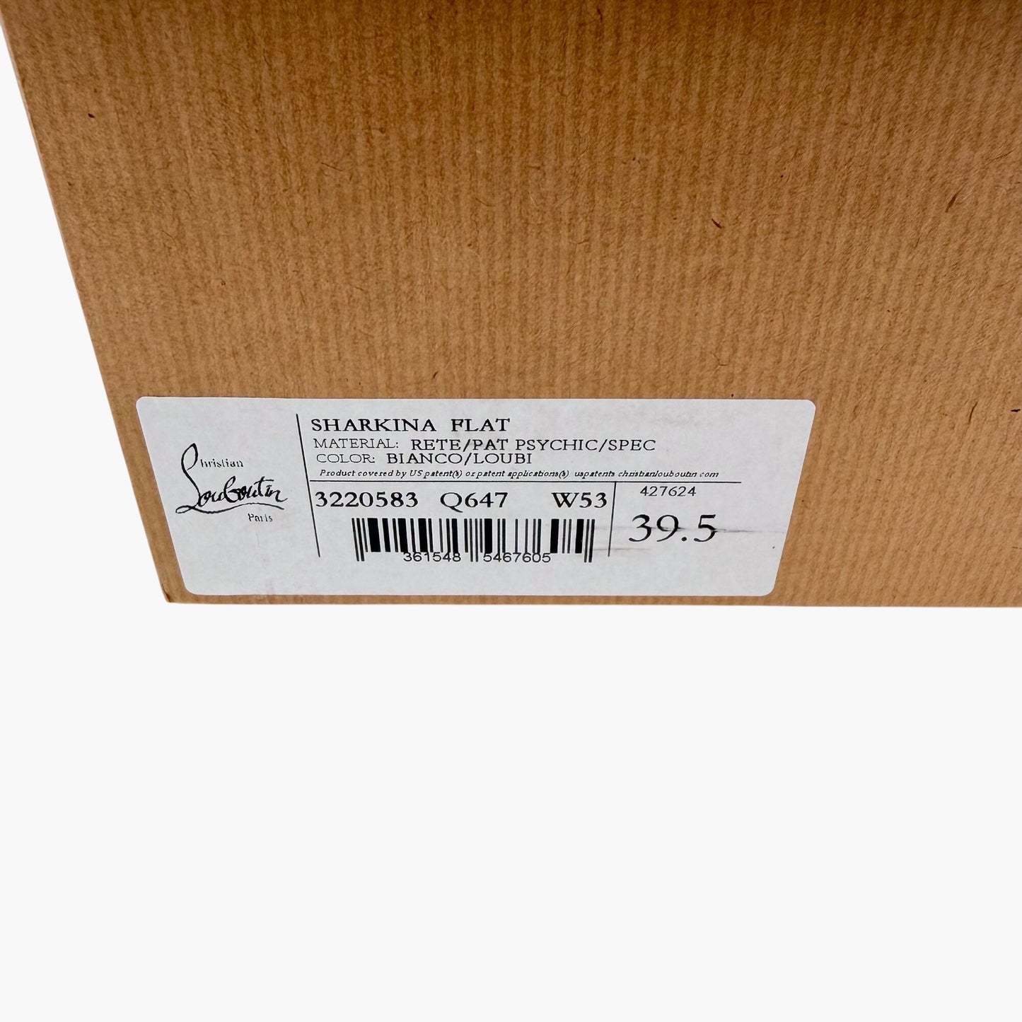 Christian Louboutin Sharkina Sneakers White Red Size 39.5