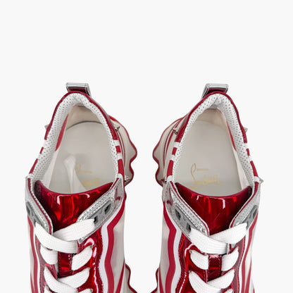 Christian Louboutin Sharkina Sneakers White Red Size 39.5