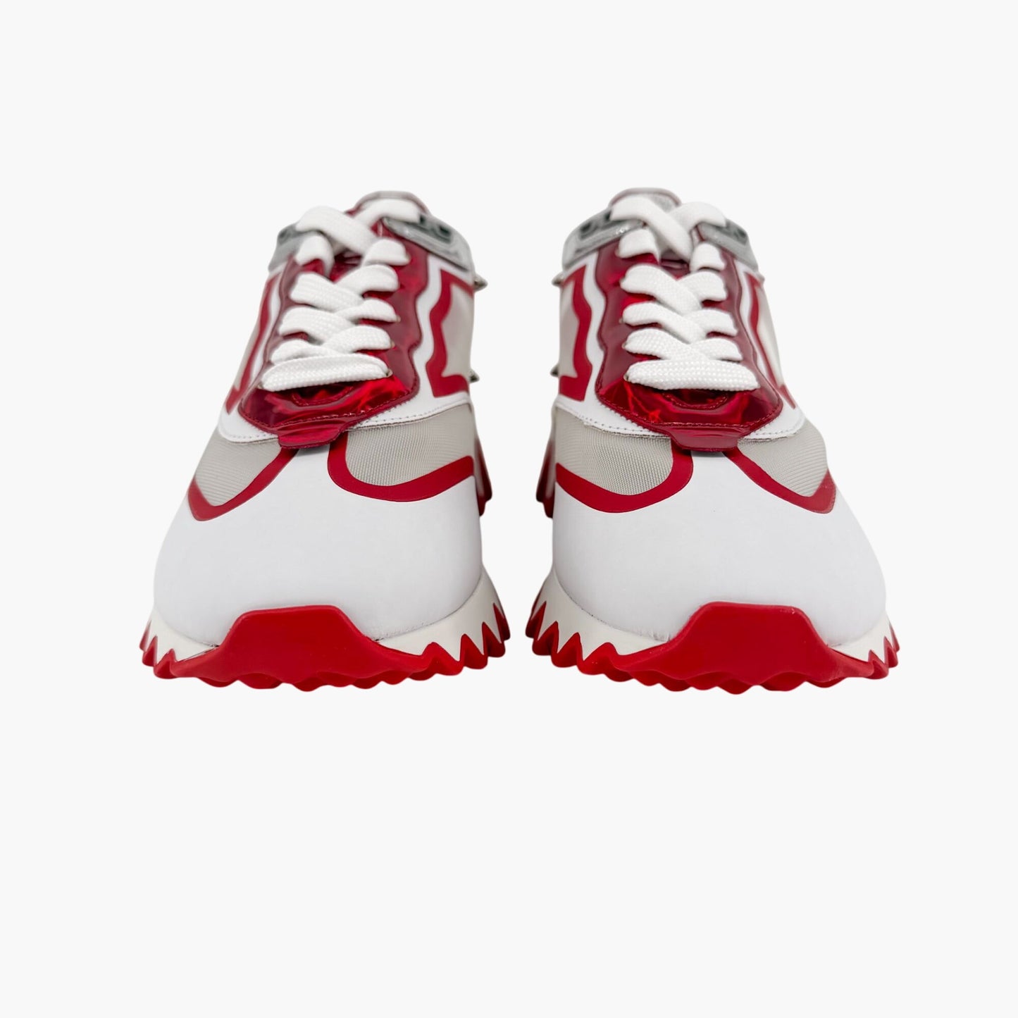 Christian Louboutin Sharkina Sneakers White Red Size 39.5