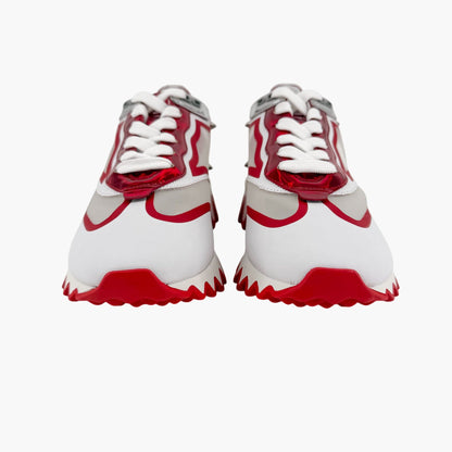 Christian Louboutin Sharkina Sneakers White Red Size 39.5