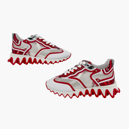 Christian Louboutin Sharkina Sneakers White Red Size 39.5