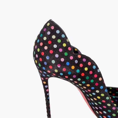 Christian Louboutin Hot Chick 100 Pumps Polka Dot Size 38