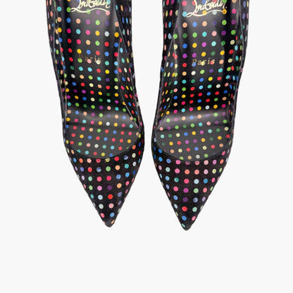 Christian Louboutin Hot Chick 100 Pumps Polka Dot Size 38