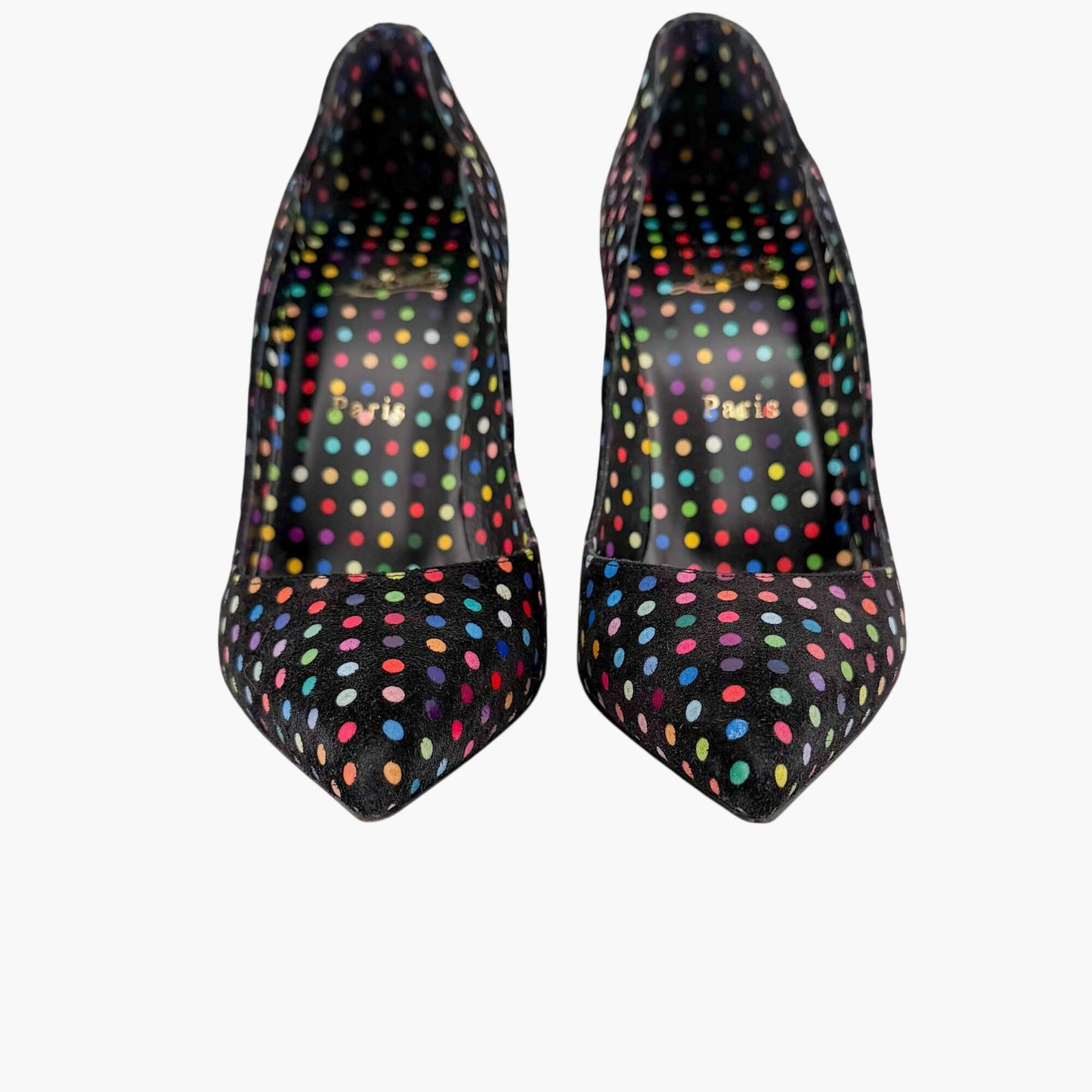 Christian Louboutin Hot Chick 100 Pumps Polka Dot Size 38