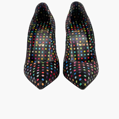 Christian Louboutin Hot Chick 100 Pumps Polka Dot Size 38
