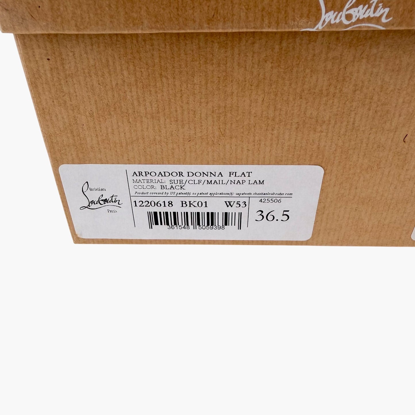 Christian Louboutin Arpoador Donna Sneakers Black Size 36.5