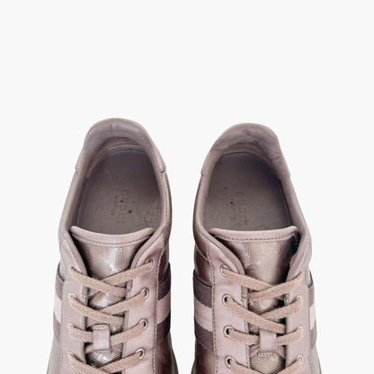 Gucci Ace GG Sneakers in Metallic GG Impreme Size 38.5