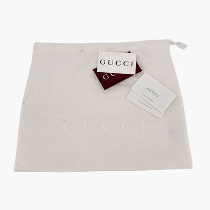 Gucci Bamboo Night Black Leather Chain Clutch