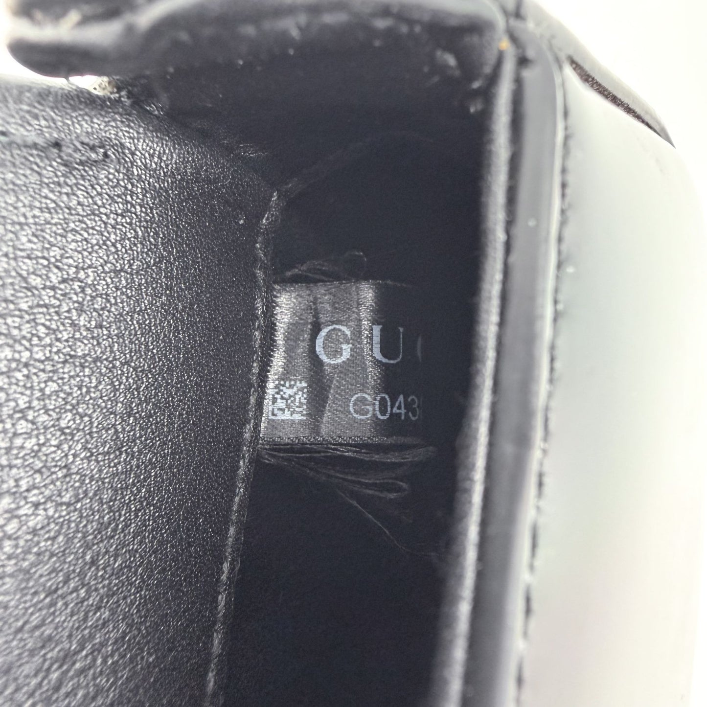 Gucci Bamboo Night Black Leather Chain Clutch