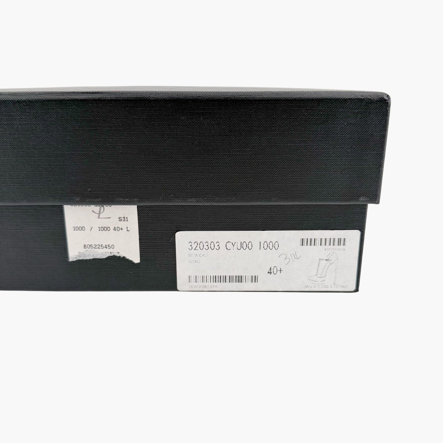 Saint Laurent Janis T Strap Platform Pumps Black Size 40.5