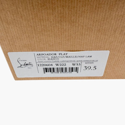 Christian Louboutin Arpoador Donna White Leather Sneakers Size 39.5