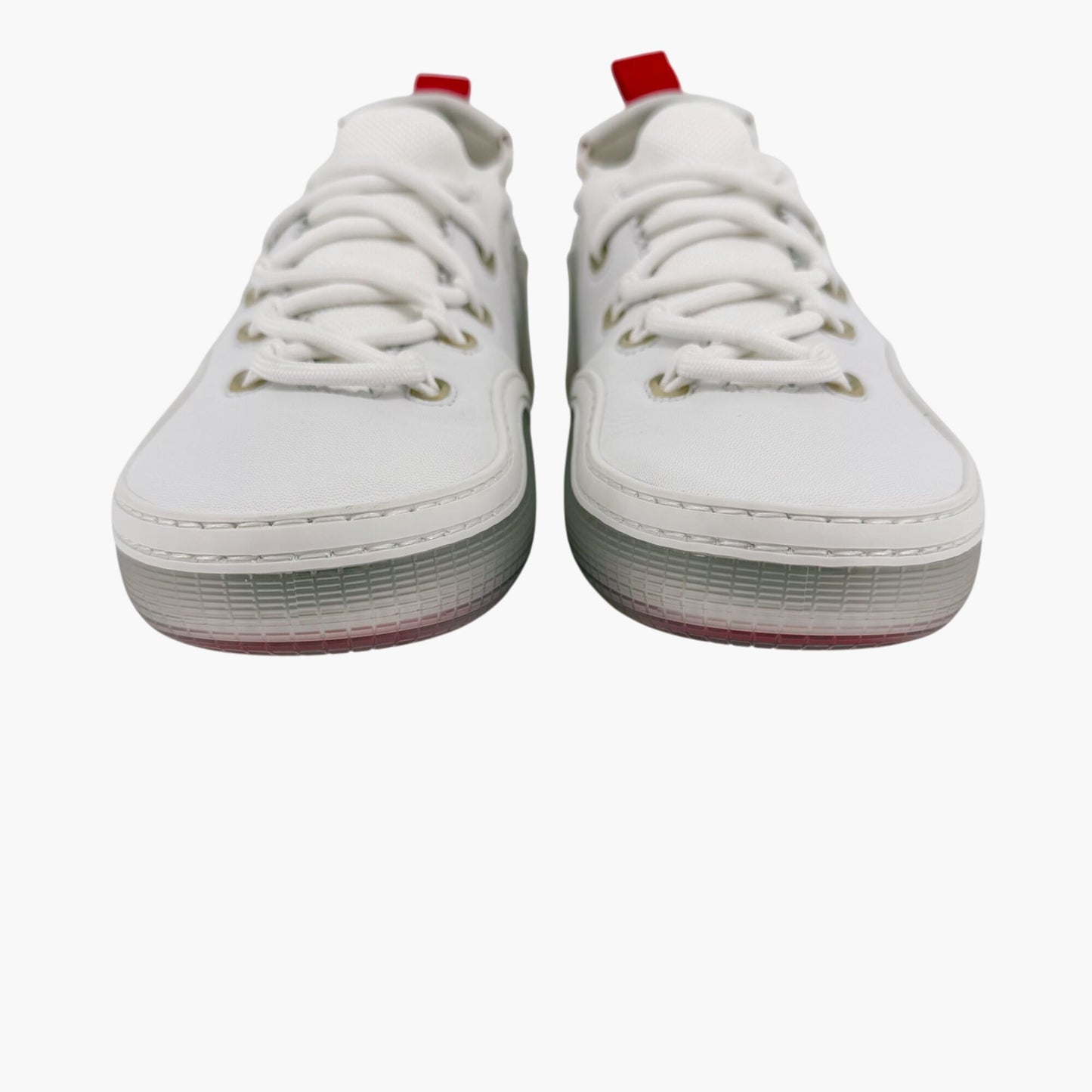 Christian Louboutin Arpoador Donna White Leather Sneakers Size 39.5