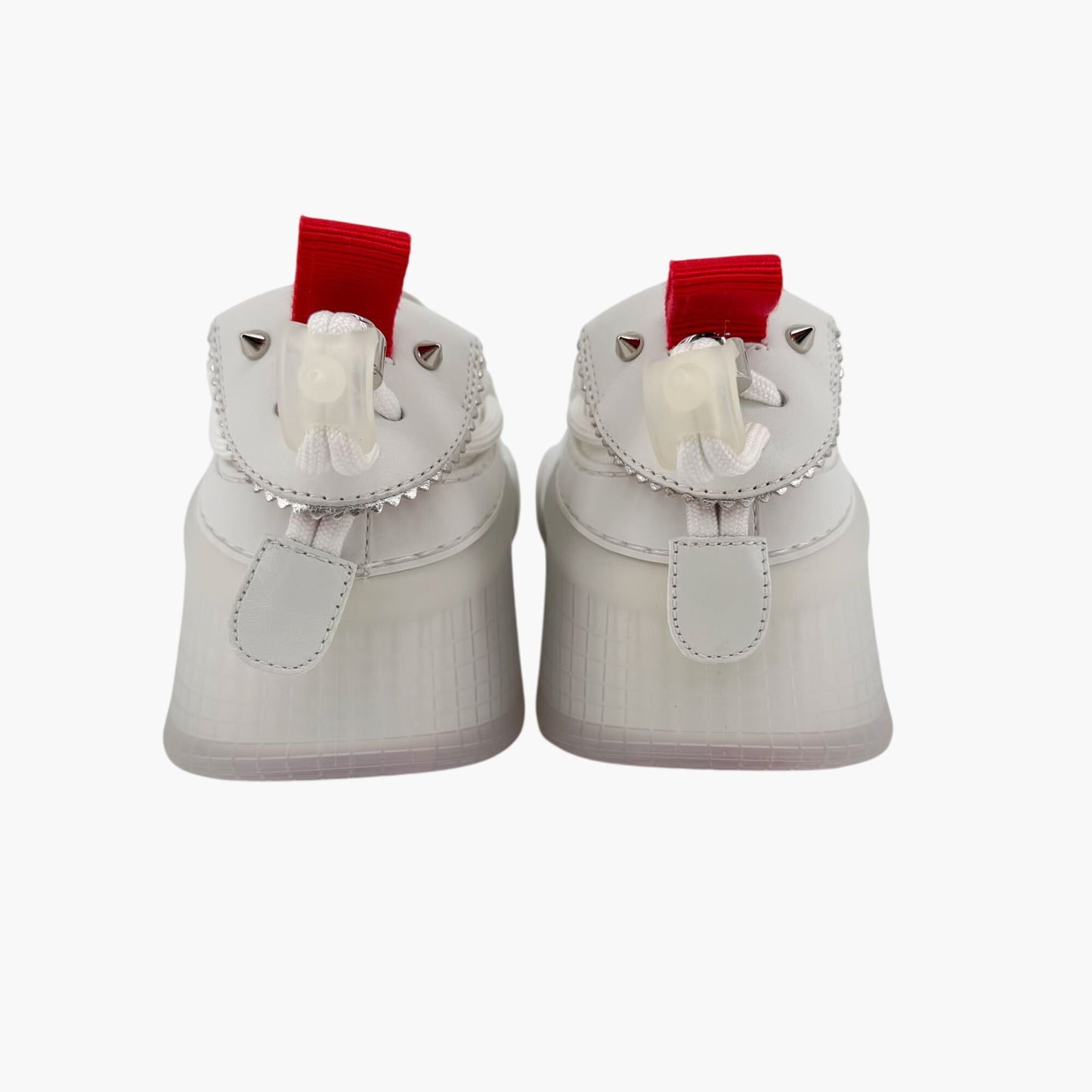 Christian Louboutin Arpoador Donna White Leather Sneakers Size 39.5