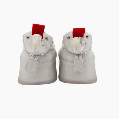 Christian Louboutin Arpoador Donna White Leather Sneakers Size 39.5