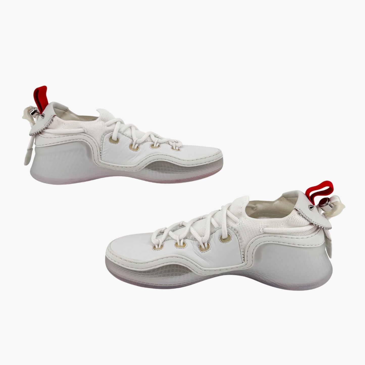 Christian Louboutin Arpoador Sneakers White Leather Mesh – Size 39