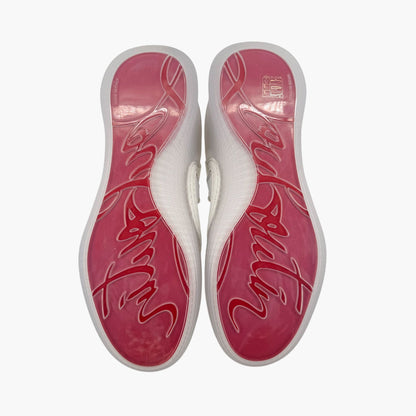 Christian Louboutin Arpoador Sneakers White Leather Mesh – Size 39